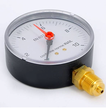 Манометр рад. 80/10 (3/8", 10 бар) EMMETI